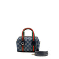 Gucci Mini GG Handbag Denim Blue/White LGHW
