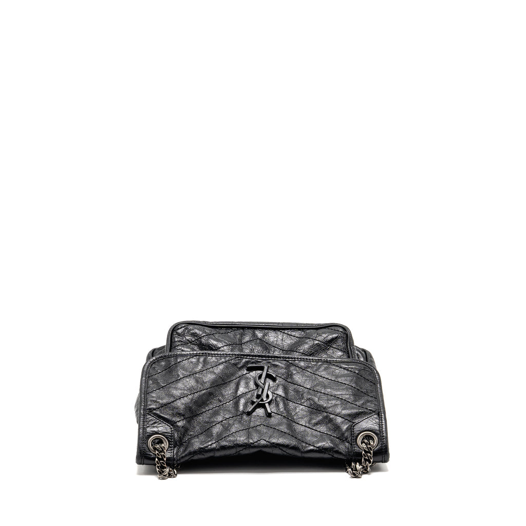 Saint Laurent medium Nikki bag calfskin black SHW