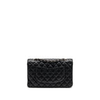 CHANEL MEDIUM CLASSIC DOUBLE FLAP BAG CAVIAR BLACK SHW