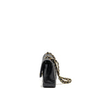 CHANEL MEDIUM CLASSIC DOUBLE FLAP BAG CAVIAR BLACK GHW