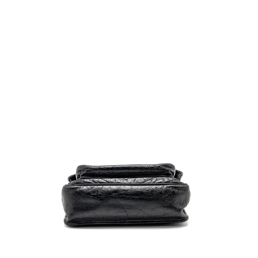 Saint Laurent medium Nikki bag calfskin black SHW