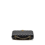CHANEL MEDIUM CLASSIC DOUBLE FLAP BAG CAVIAR BLACK GHW