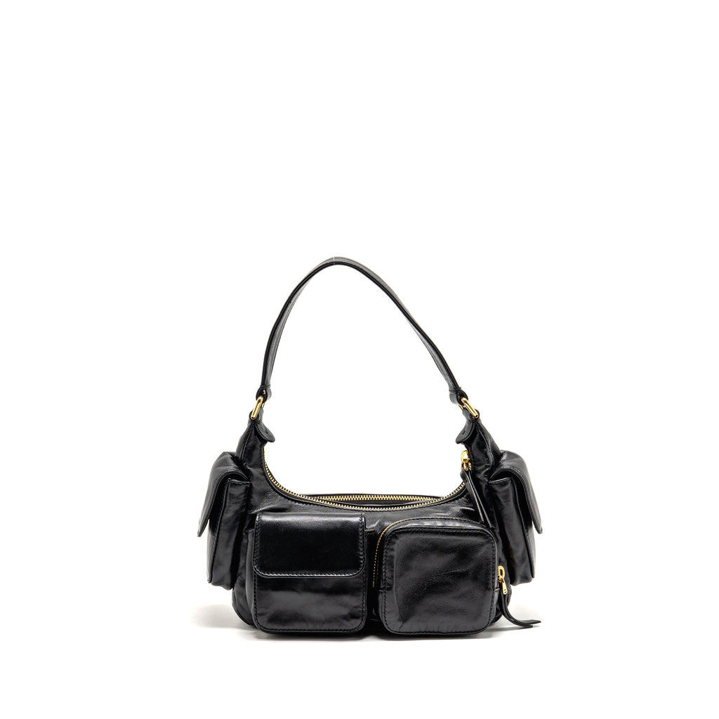 Miu Miu multi pocket bag Nappa lambskin black GHW