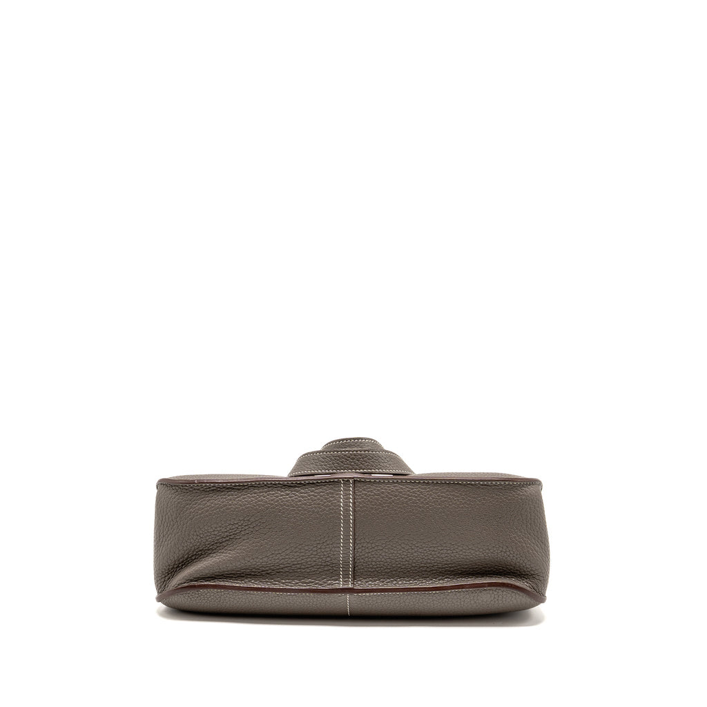 Hermes Halzan 31 clemence gris etain SHW