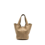 Hermes picotin 18 lock bag clemence Trench SHW