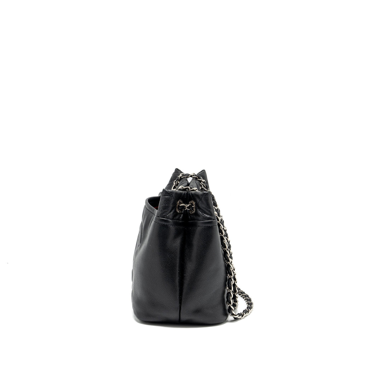 CHANEL MATTRESSES CHAIN TOTE BAG CAVIAR BLACK SHW