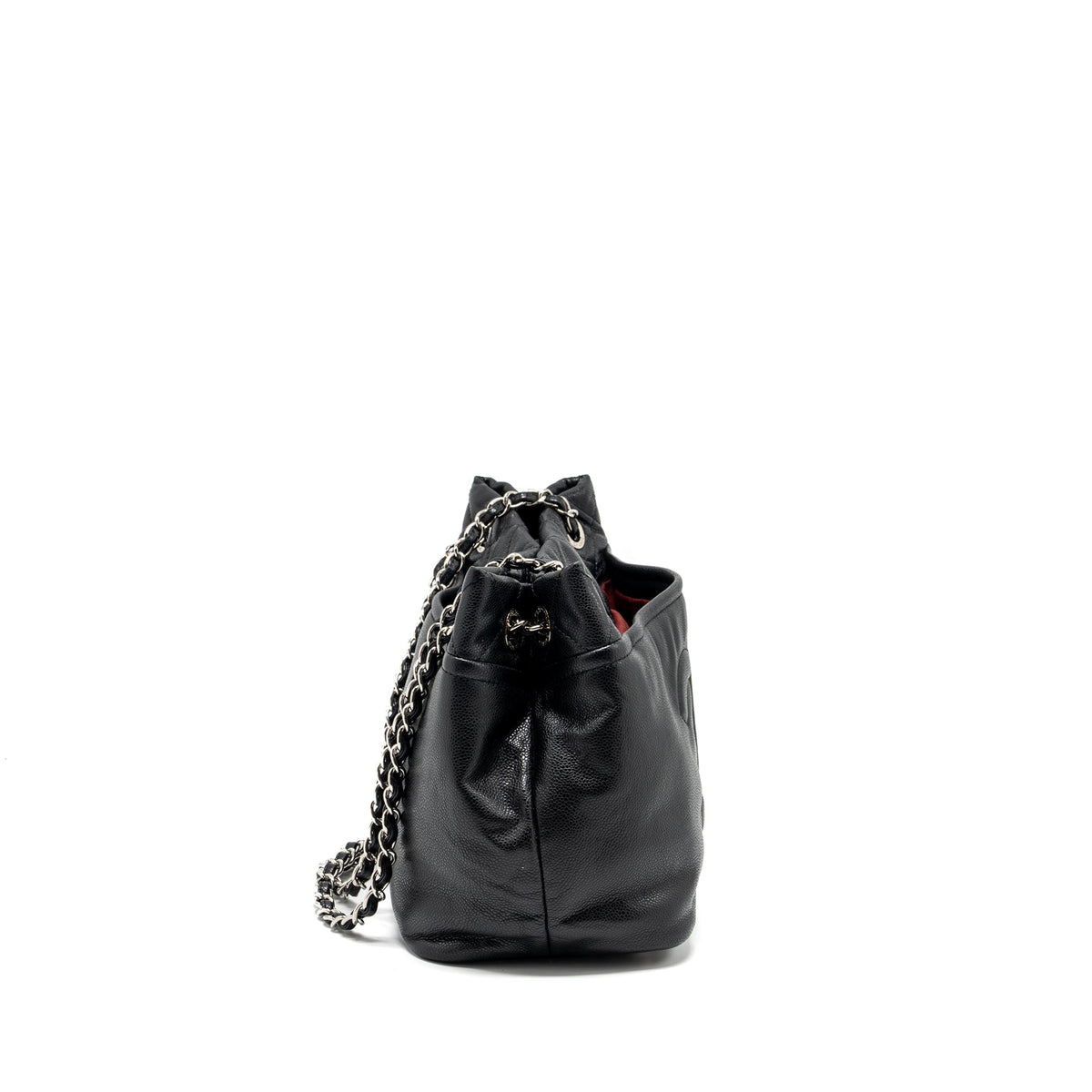 CHANEL MATTRESSES CHAIN TOTE BAG CAVIAR BLACK SHW