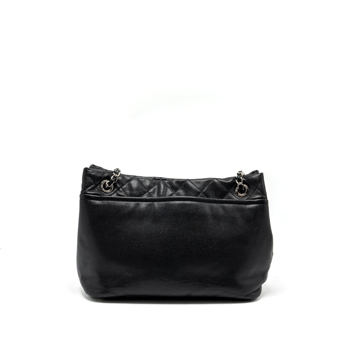 CHANEL MATTRESSES CHAIN TOTE BAG CAVIAR BLACK SHW