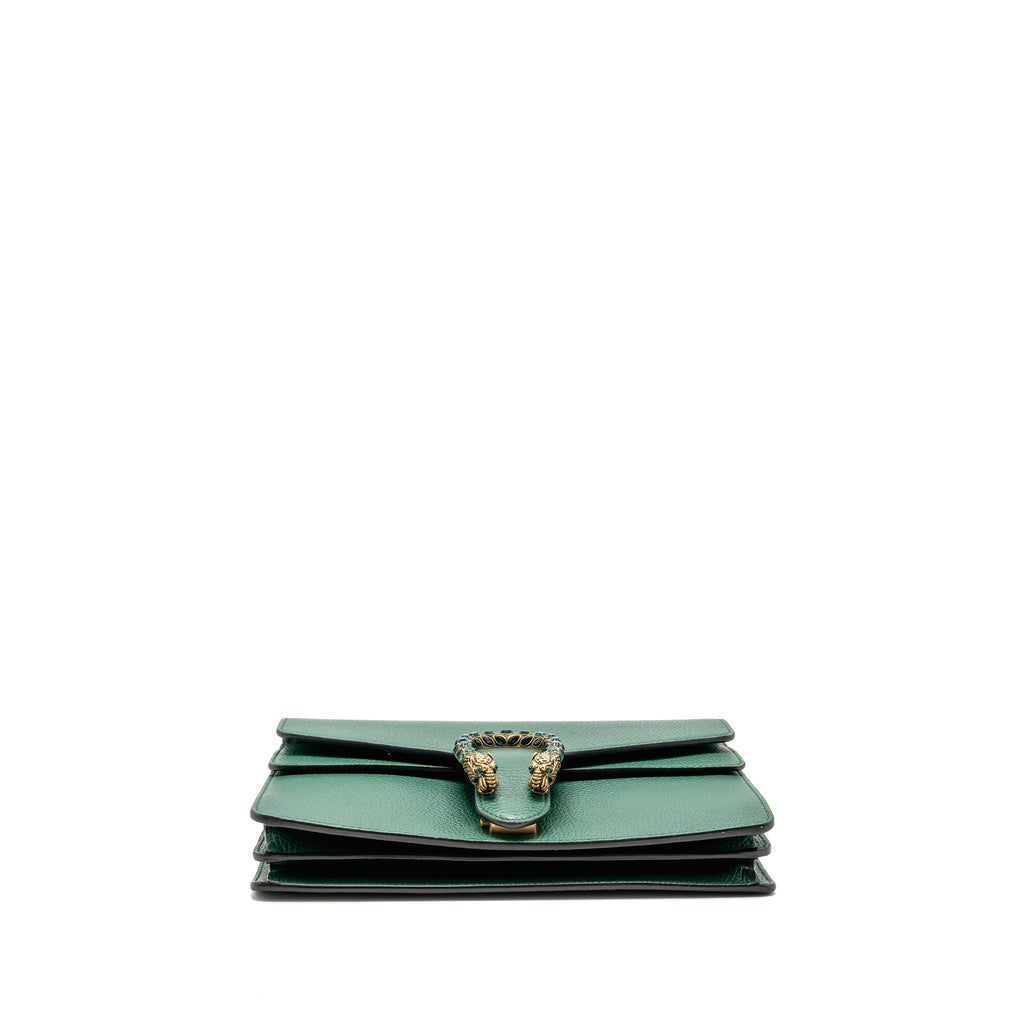 Gucci Small Dionysus bag calfskin green GHW