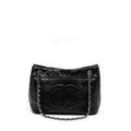 CHANEL MATTRESSES CHAIN TOTE BAG CAVIAR BLACK SHW