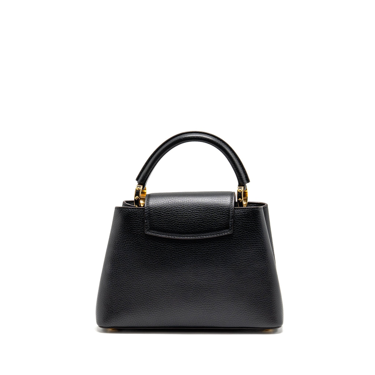 LOUIS VUITTON CAPUCINES BB CALFSKIN BLACK GHW