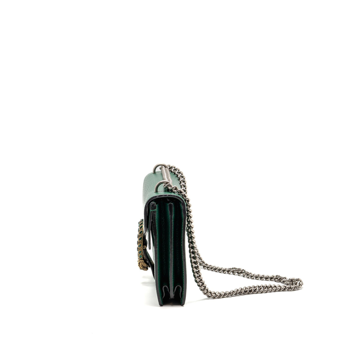 Gucci Small Dionysus bag calfskin green GHW