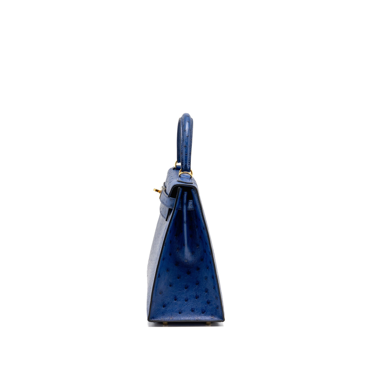 Hermes kelly 28 ostrich blue saphir GHW