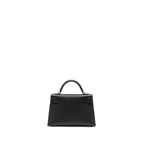Hermes Mini Kelly II Epsom Black SHW