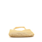 Miu Miu Ivy Bag Raffia-effect/Linen Natural