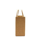 Bottega Veneta Small Raw Paper Leather Tote Bag Calfskin Kraft Beige