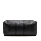 Louis Vuitton Keepall Bandoulière 55 Monogram Eclipse Coated Canvas Black SHW