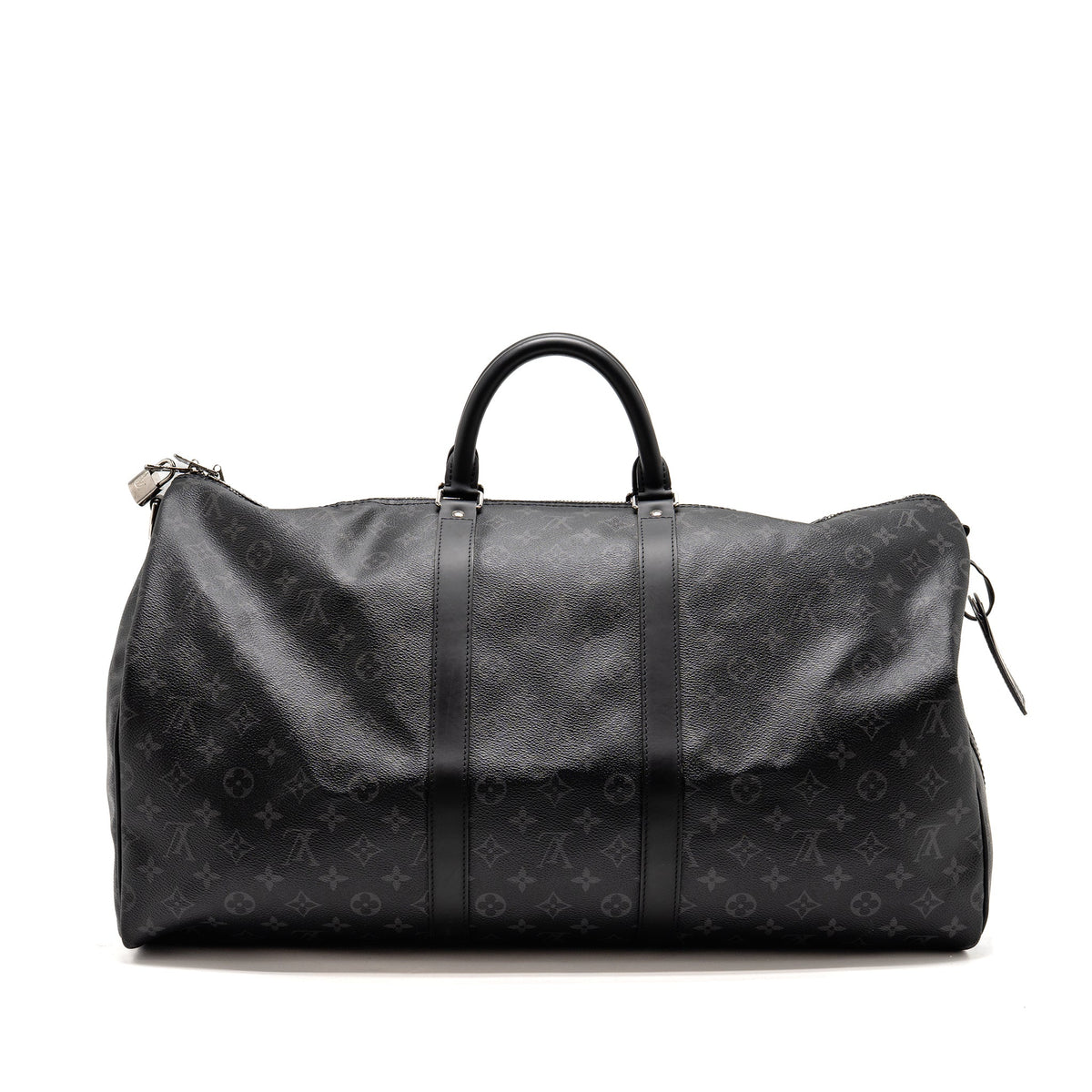 Louis Vuitton Keepall Bandoulière 55 Monogram Eclipse Coated Canvas Black SHW