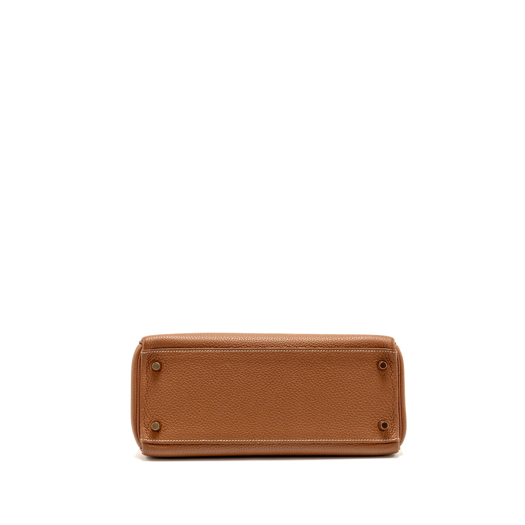 Hermes Kelly 28 Togo Gold GHW