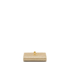 Saint Laurent Kate Tassel Bag/Wallet on Chain Glitter Monogram Gold GHW