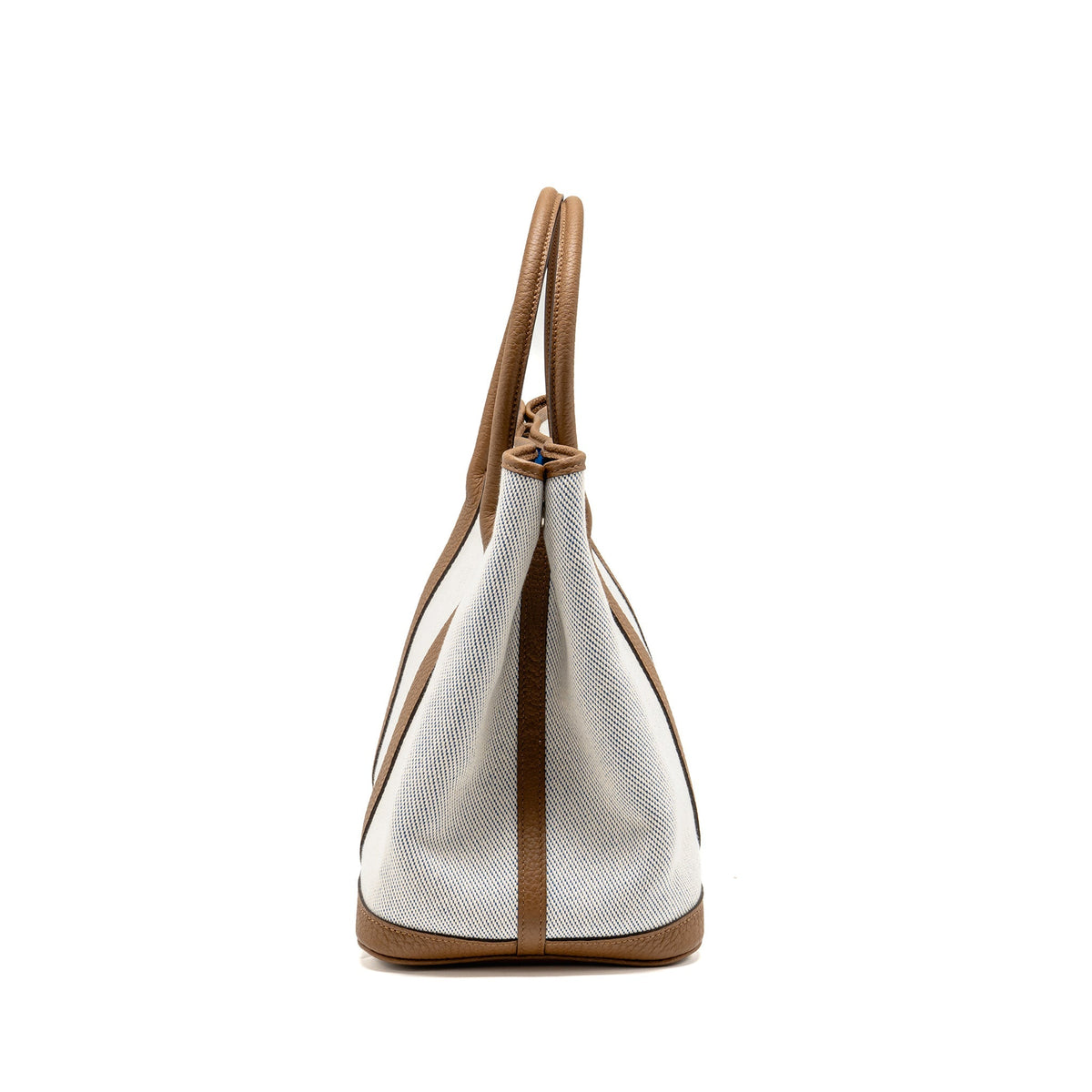 Hermes garden party 36 negonda/canvas ecru-bleu bill/alezan SHW