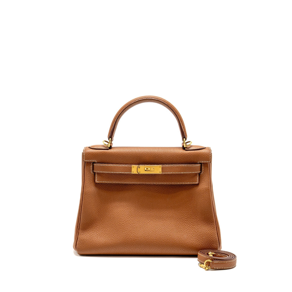 Hermes Kelly 28 Togo Gold GHW