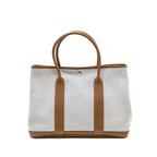 Hermes garden party 36 negonda/canvas ecru-bleu bill/alezan SHW