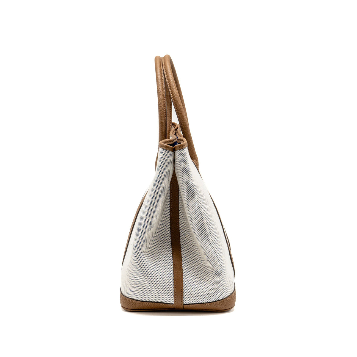 Hermes garden party 36 negonda/canvas ecru-bleu bill/alezan SHW