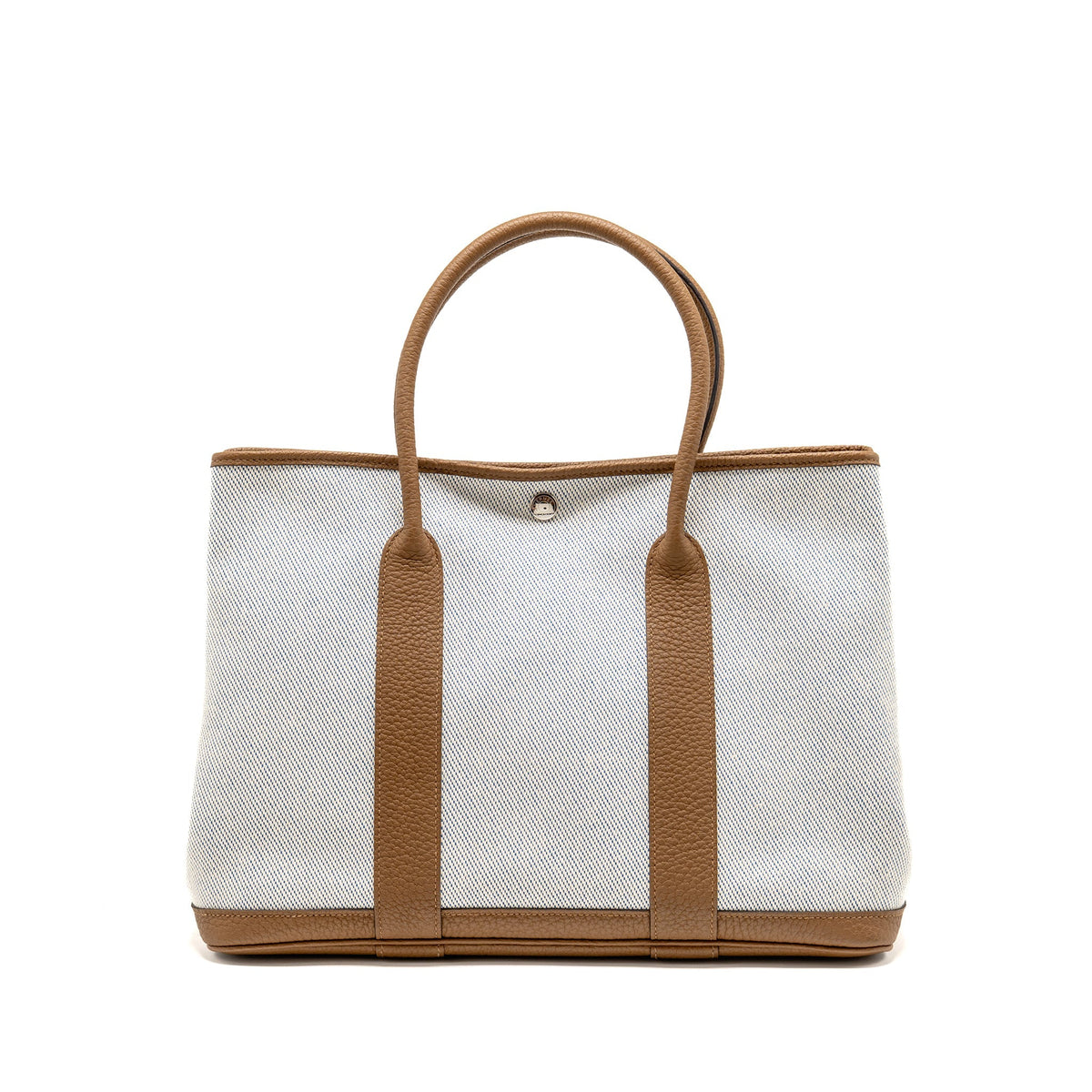 Hermes garden party 36 negonda/canvas ecru-bleu bill/alezan SHW