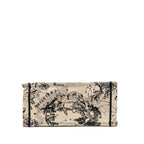 Dior medium book tote toile de jouy embroidery canvas White / Black