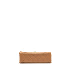 Chanel Detailed Chain CC Flap Bag Lambskin Dark Beige GHW (Microchip)