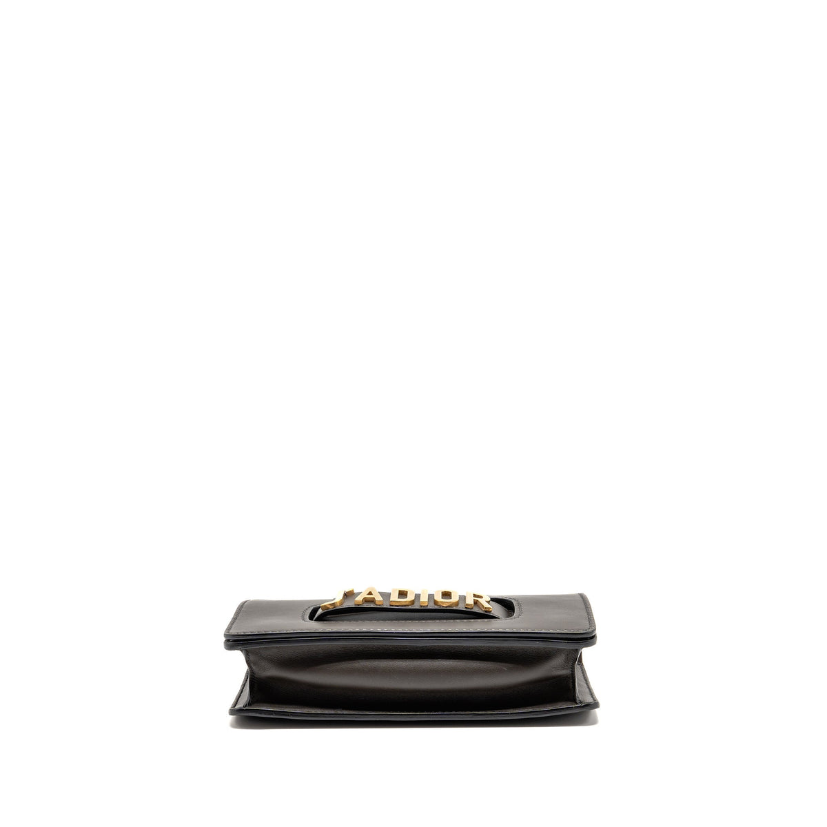 DIOR J’ADIOR FLAP BAG WITH CHAIN CALFSKIN DARK BROWN GHW