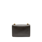 DIOR J’ADIOR FLAP BAG WITH CHAIN CALFSKIN DARK BROWN GHW