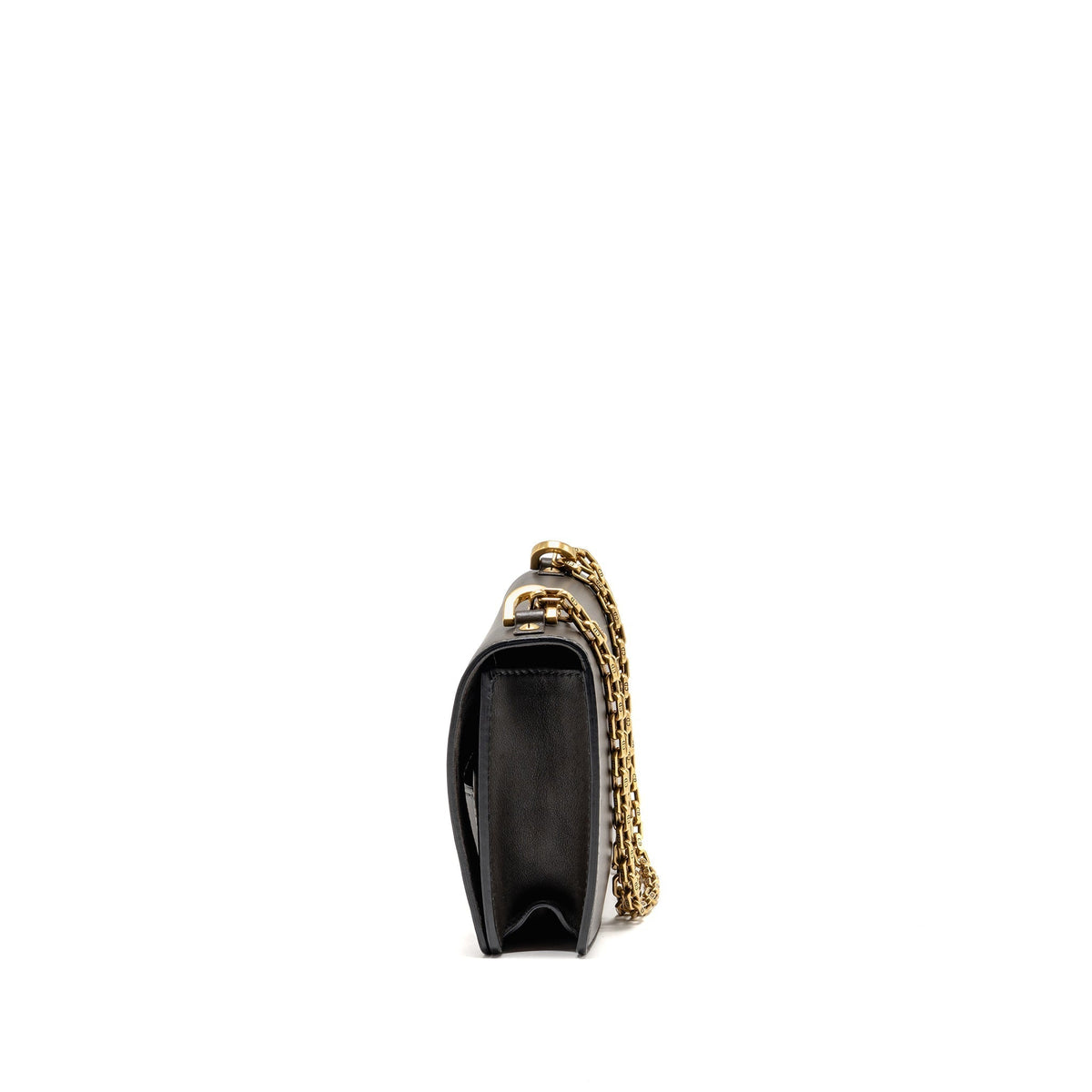 DIOR J’ADIOR FLAP BAG WITH CHAIN CALFSKIN DARK BROWN GHW