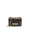 DIOR J’ADIOR FLAP BAG WITH CHAIN CALFSKIN DARK BROWN GHW