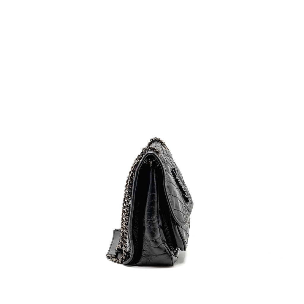 Saint Laurent/YSL Medium Niki Aged Calfskin Black SHW