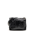 Saint Laurent/YSL Medium Niki Aged Calfskin Black SHW