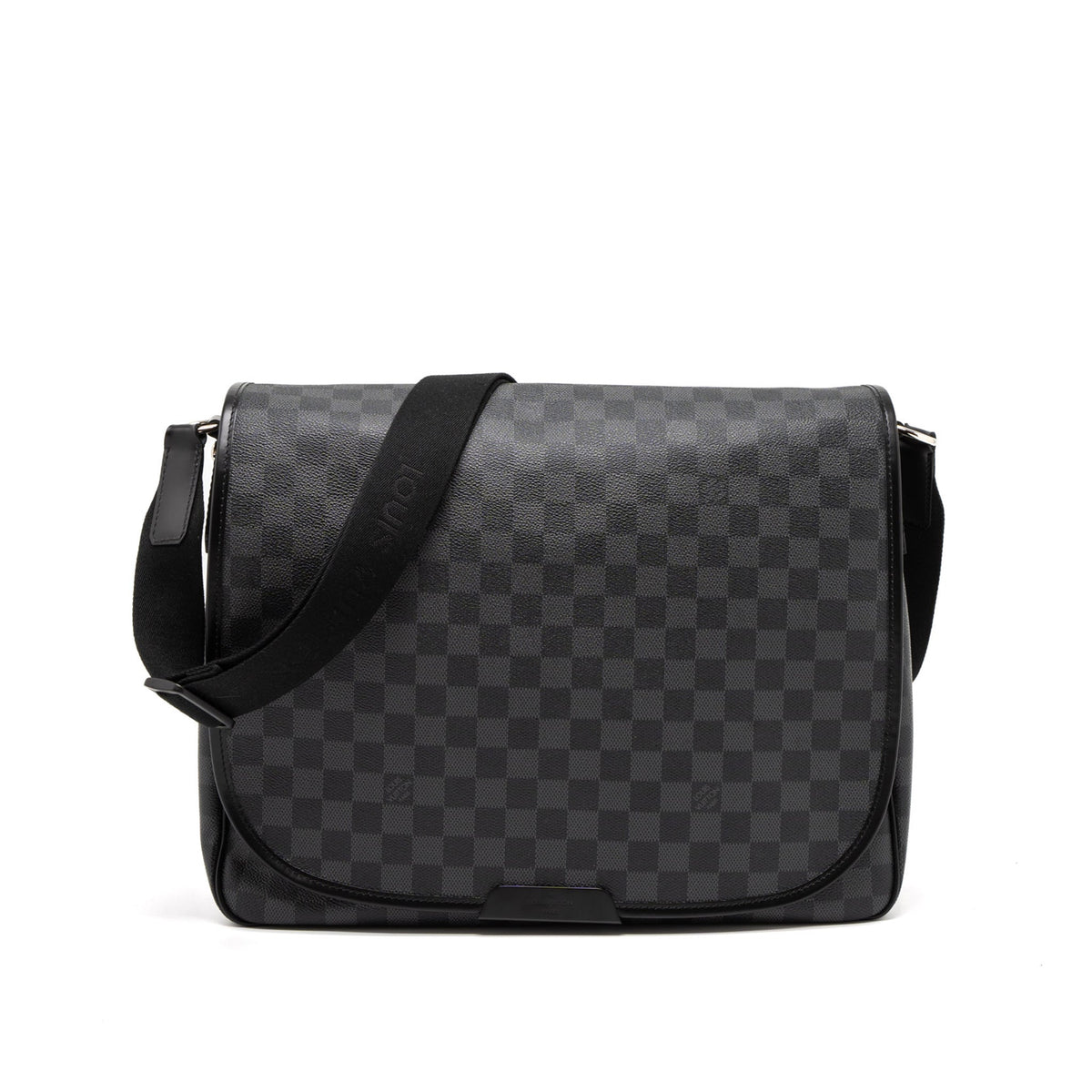 LOUIS VUITTON LARGE MESSENGER BAG DAMIER GRAPHITE CANVAS SHW