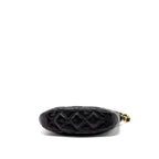 CHANEL 22K HOBO SHOULDER BAG LAMBSKIN BLACK GHW (MICROCHIP)