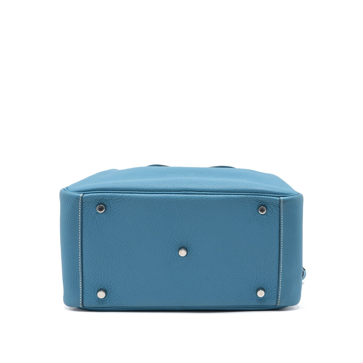 Hermes Lindy 30 Clemence Blue Jeans SHW