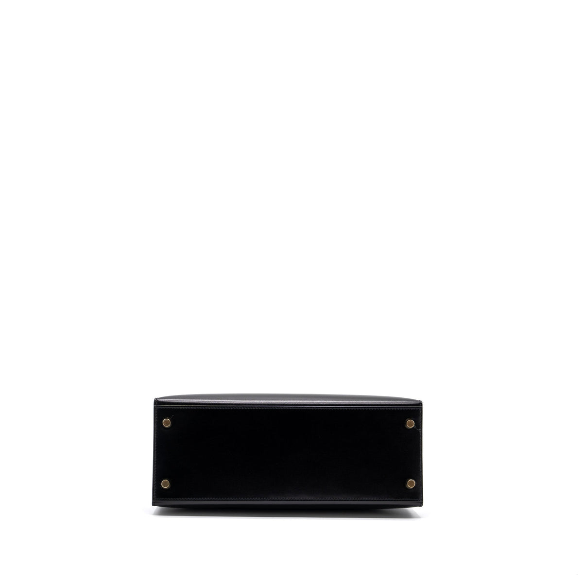 HERMES KELLY 28 BOX LEATHER BLACK GHW