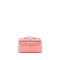 Hermes kelly pochette epsom rose confetti SHW