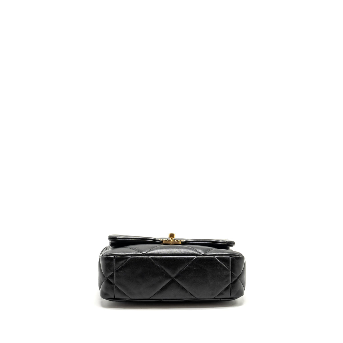 CHANEL SMALL 19 BAG LAMBSKIN BLACK MULTICOLOUR HARDWARE (MICROCHIP)