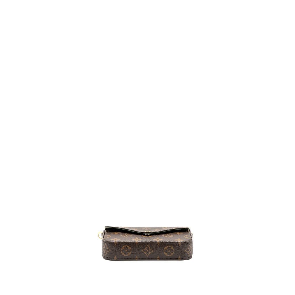 LOUIS VUITTON FELICIE STRAP & GO MONOGRAM CANVAS GHW (NEW VERSION)