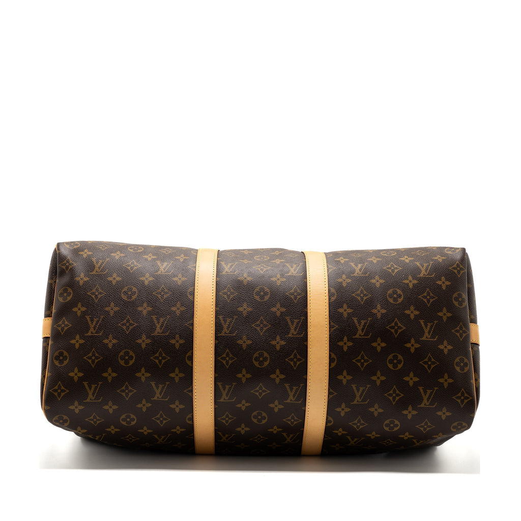 LOUIS VUITTON KEEPALL BANDOULIRE 50 MONOGRAM CANVAS GHW