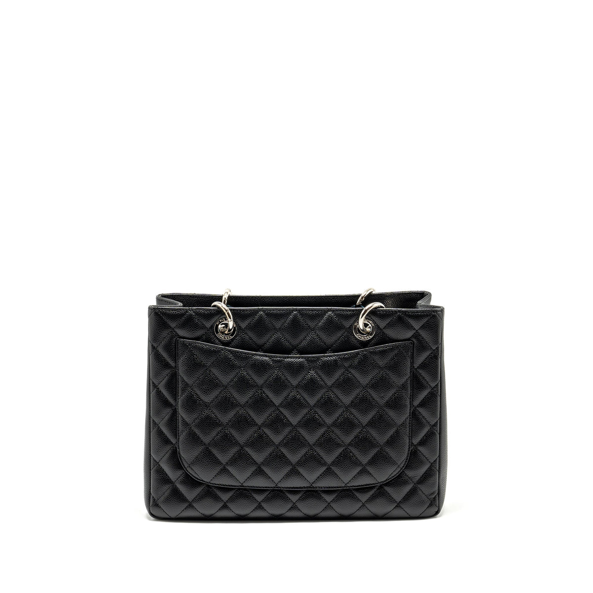 CHANEL GRAND SHOPPING TOTE CAVIAR BLACK SHW