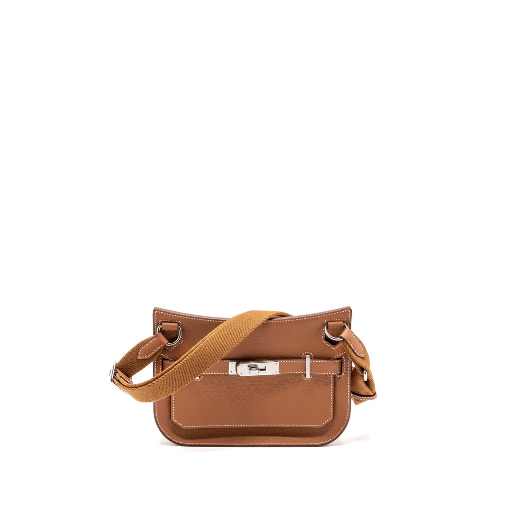 Hermes mini Jypsiere evercolor gold SHW