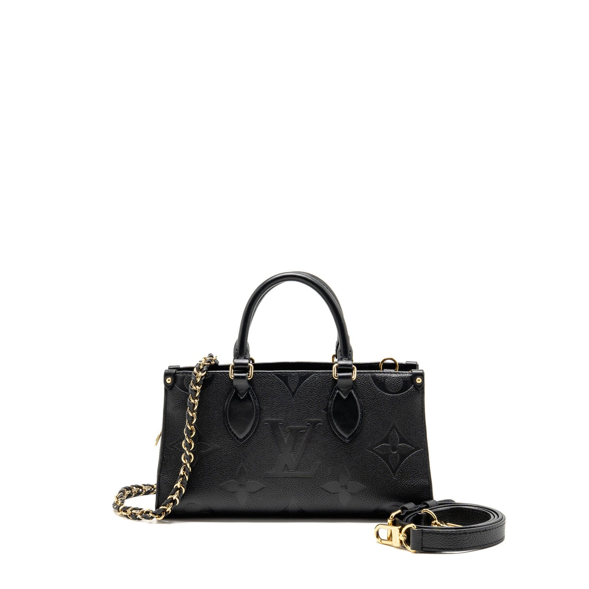 Louis Vuitton OnTheGo East West Monogram Empreinte Leather Black GHW