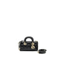DIOR LADY D-JOY SMALL  BAG LAMBSKIN BLACK LGHW