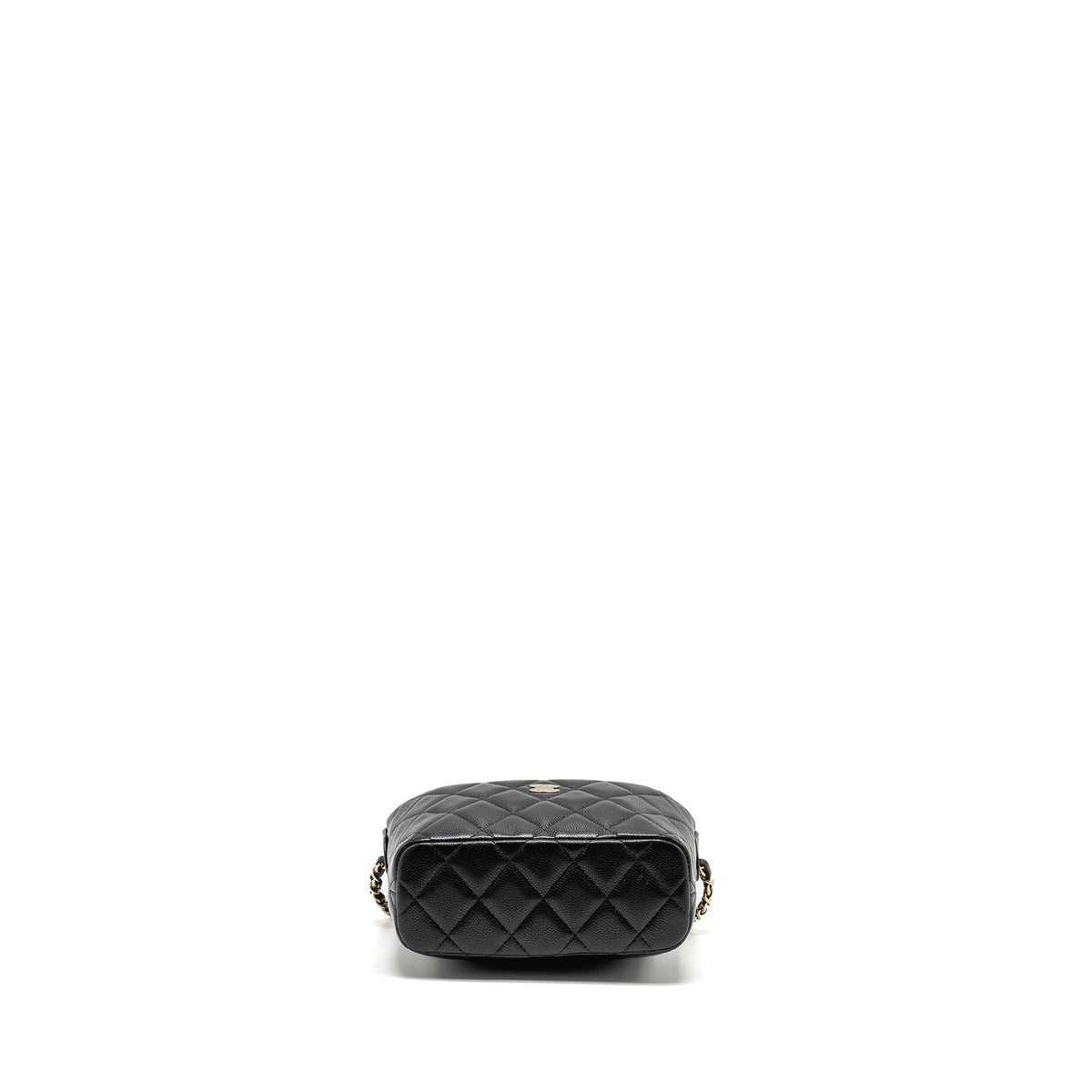 CHANEL 25C QUILTED HOBO BAG CAVIAR BLACK GHW (MICROCHIP)